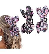 Halloween Hair Clips Skull Claw Clip 2PCS Big Hair Bows for Women Ghost Skeleton Hair Clips for S...