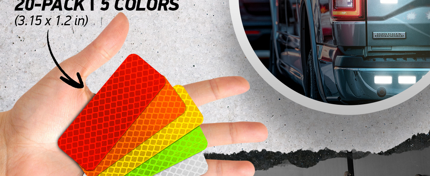 reflective stickers 3m tape mailbox reflectors helmet vinyl hard hat car decal strips bike rydesafe