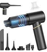 BSRCO Car Vacuum Portable Cordless – 30Min Runtime, 15KPa Suction Handheld Vacuum Cordless 4-in-1...