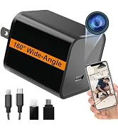 ALPHA TECH WiFi Smart Camera Charger with Premium Wide-Angle 160° – Live Remote View – 2.4G/5G Wi...