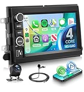 Orderich 4G+64G Android Car Radio for Ford F150 2004-2008 with Wireless CarPlay Android Auto, 7 I...
