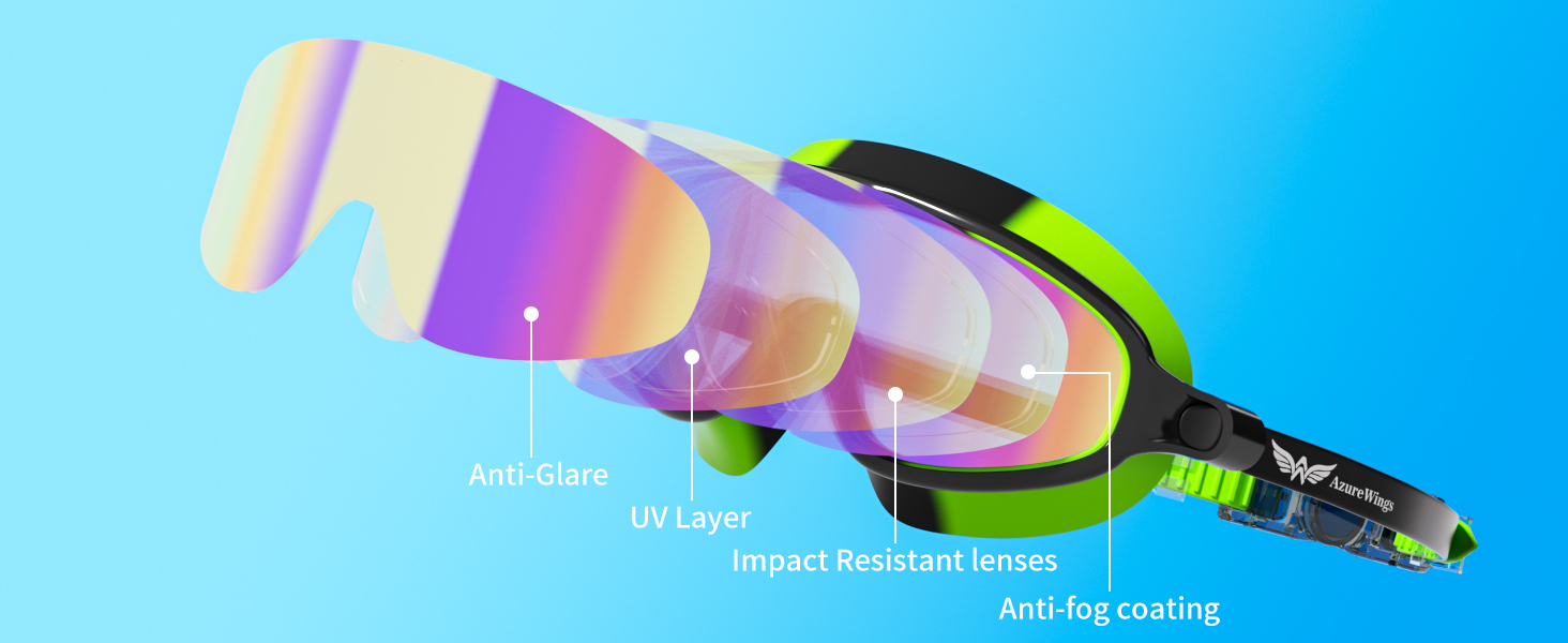 kids swim goggles for 4-15