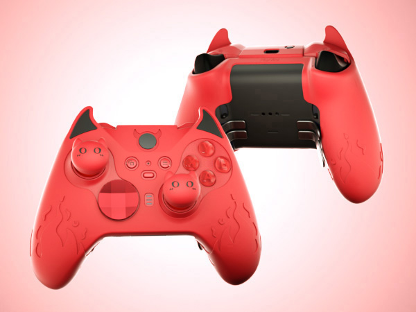Kawaii Anti-Slip Controller Skin Grip Protector for Xbox Core Wireless Controller with Thumb Grips