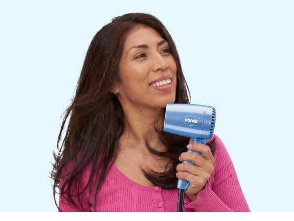 Woman with dryer