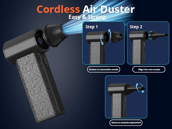 Cordless air duster