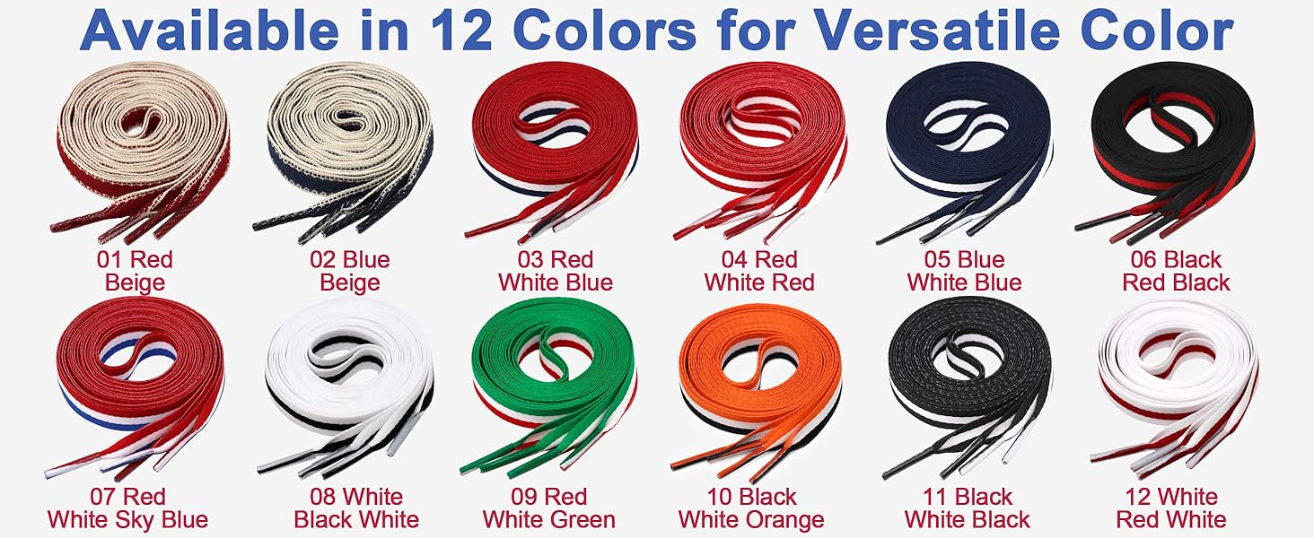 flat shoe laces