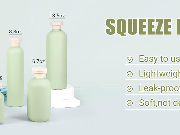 Plastic Empty Squeeze Bottle