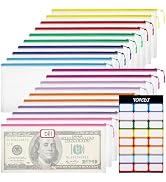 YOPCDJ 20PCS Mesh Zipper Pouch Bags Small, Zipper Pencil Pouches, 9.3 x 4.7 inch Clear Pencil Pou...