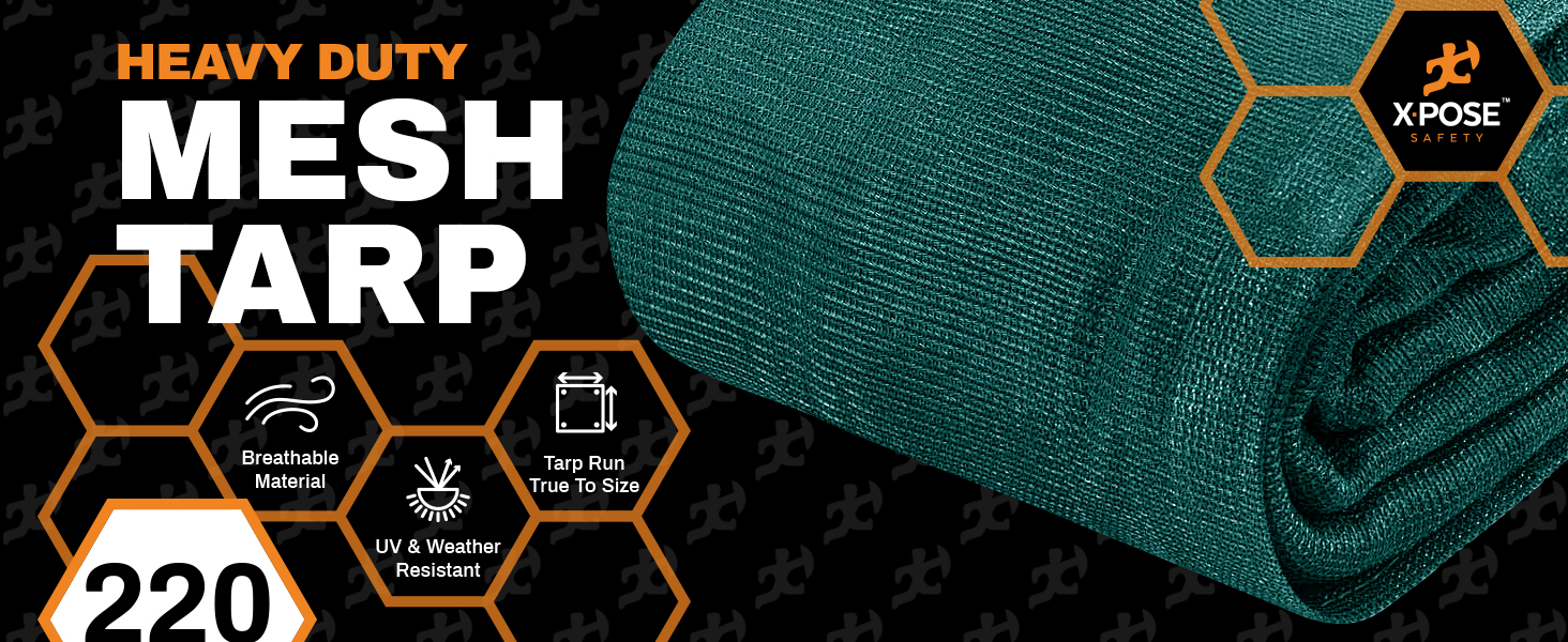 Xpose 220 GSM Mesh Tarp
