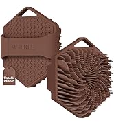 SILKLE Silicone Body Scrubber – Gentle Exfoliating Shower Scrubber for Body & Bath, Silicone Show...