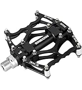 ROCKBROS Mountain Bike Pedals MTB Pedals CNC Non-Slip Lightweight Aluminum Alloy Bicycle Pedals S...