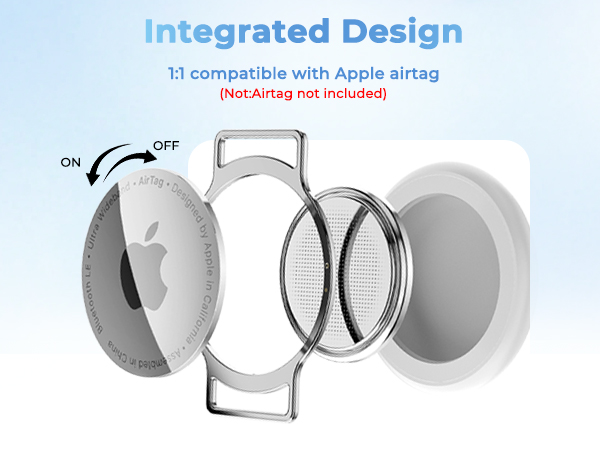 integrated airtag cat collar