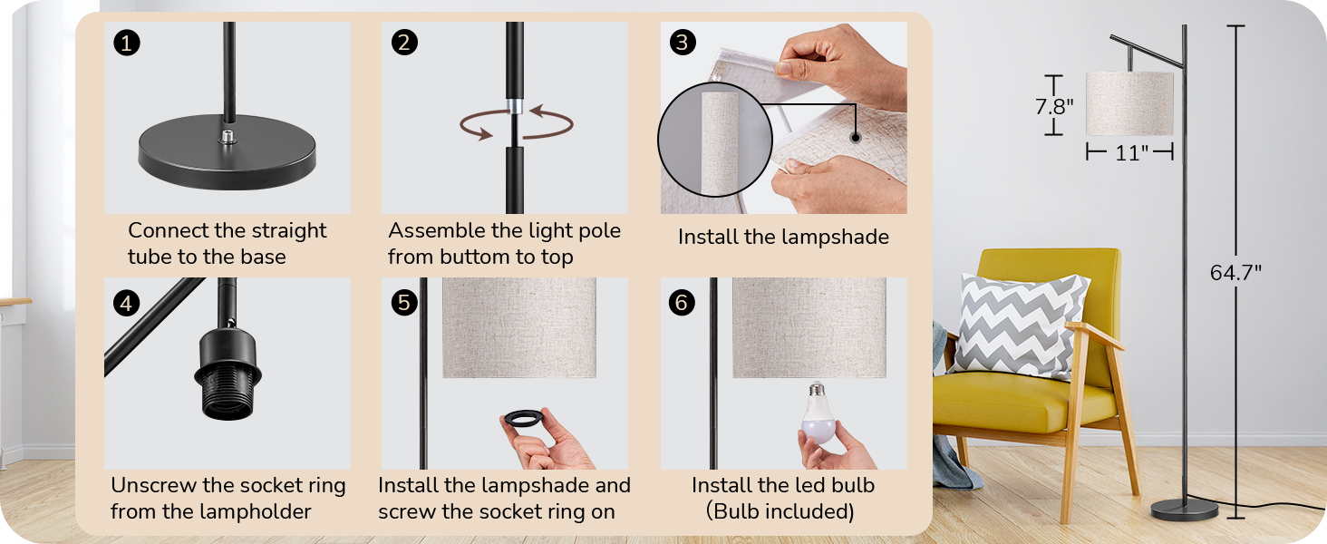 Floor Lamps for Living Room