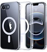 NIMASO for iPhone 16e Case Clear, Compatible with MagSafe, Shockproof Military-Grade Protection,S...