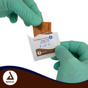 single use povidone iodine pads