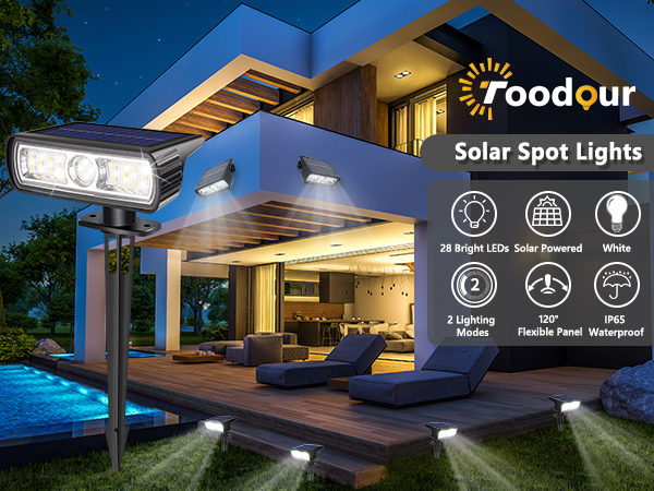 solar spot lights