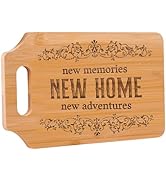 AUAUY Engraved Bamboo Cutting Board, Creative Housewarming Gift, Laser Engraved Commemorative Cut...