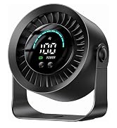 Refluxe Mini Desk Fan, Small USB Rechargeable Quiet Desktop Fan, Cooling Table Electric Fan with ...