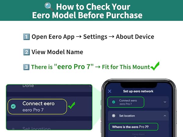eero pro 7 wall mount check your eero model