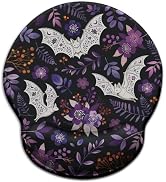 Blusabaca Goth Bat Ergonomic Mouse Pad with Wrist Rest, Funny Mousepad | Comfort Wrist Support, N...