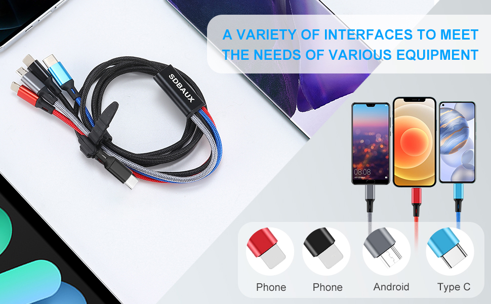 USB A Multi Charging Cable