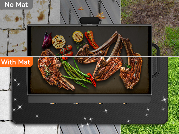 large under grill mat