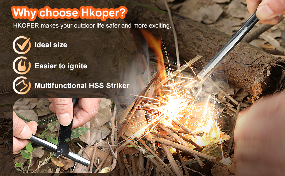 Why choose Hkoper Ferro rod
