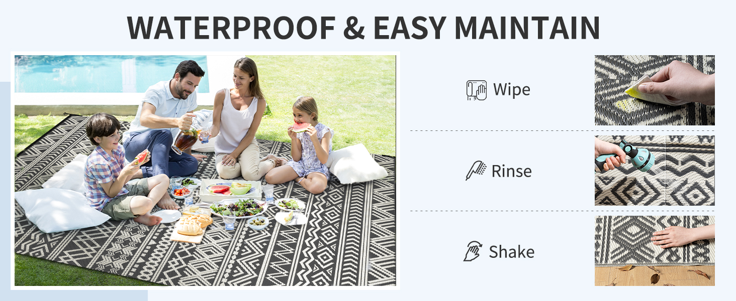 Outdoor Rug-Outdoor Picnic Mat Picnic Rug Waterproof Outdoor Rug 8x10 Waterproof