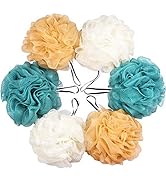 6 pcs Bath Loofah Shower Sponge Pouf Body Scrubber Exfoliator Scrubber Ball