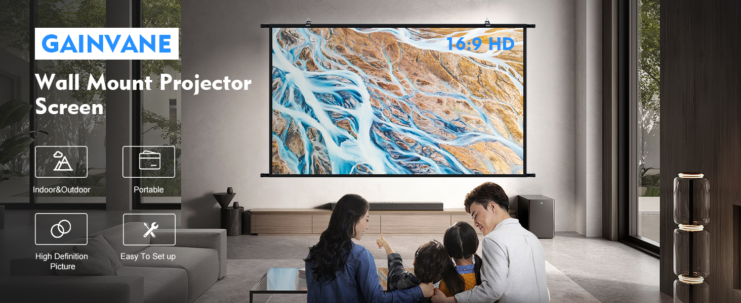 indoor projector screen