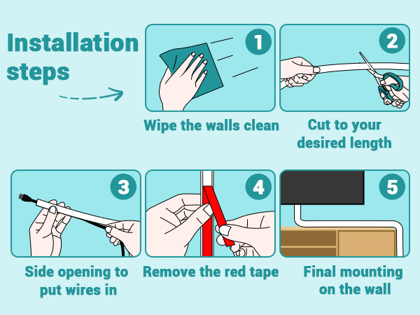 wire covers for cords on wall