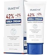 OUKEYA Urea Cream 42 Percent with 2% Salicylic Acid, 3 Oz Foot & Hand Cream for Dry Cracked Heels...