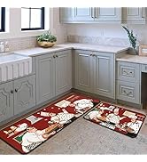 Chef Kitchen Rugs and Mats Non-Slip, Washable, Stain and Fade Resistant, Suitable for Anti Fatigu...
