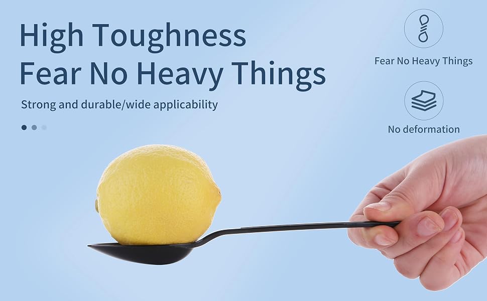 Disposable black fork high toughness fear no heavy things strong and durable wide applicablity