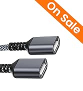 Itramax USB Splitter 3.3FT,USB-A 1 in 2 Out Y Cable Dual Port Extender Adapter,USBA Male to Femal...