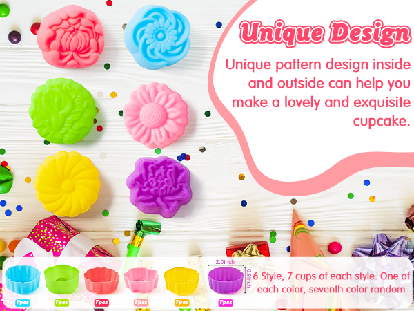 Multi Color Cupcake Liners
