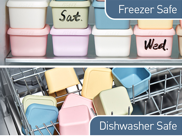 silicone food storage containers