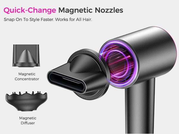 Magnetic attachments: snap on/off fast, stay locked – quick swaps, zero hassle, full control.