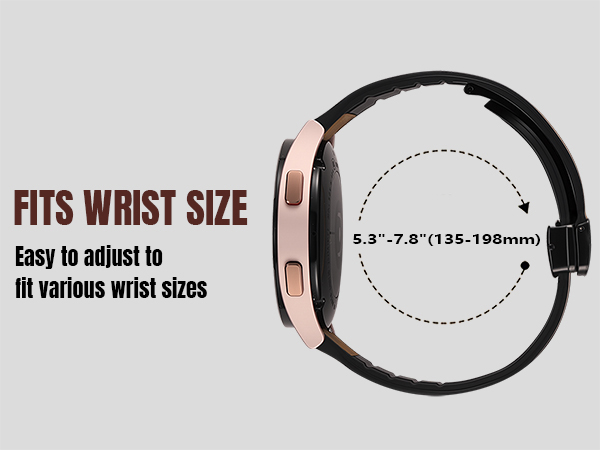 samsung galaxy watch 7 6 5 4 3 FE Classic Band Magnetic lether bands