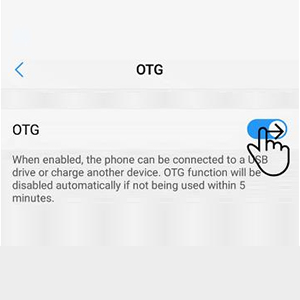 Enable OTG