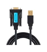 TECHTOO USB 2.0 to RS232 DB9 Serial Cable Female Converter Adapter with Prolific PL2303 Chipset f...
