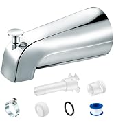 Enhon Tub Spout with Diverter, Universal Fits 1/2'' Copper Pipe, 1/2'' IPS and 3/4'' IPS, Bathroo...