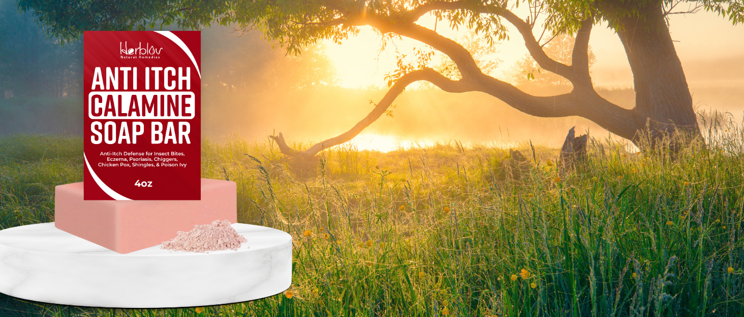 calamine soap dry itch instant mosquito skin relief bar soap wash body wash rash calming soap pure