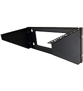 TECHTOO Wall Mount Rack 6U Vertical Rack 19Inch Wall Mountable Server Rack Heavy Duty Network Ope...