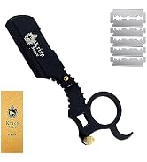 Professional Classic Straight Edge Barber Razor For Close Shaving - Salon Quality Manual Men's Be...