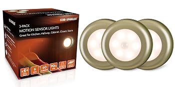 LED Motion Sensor Lights, Stick on Lights, Puck Lights, Closet Lights,Night Lights, STAR-SPANGLED