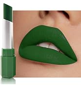 HHLTOH Lime Green Matte Lipstick - Pigmented Lip Crayon & Face Paint Stick for Women Everyday Hal...