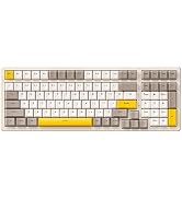 Ajazz Mechanical Gaming Keyboard,Hot Swappable Mechanical Keyboard with Numeric Pad,Compact USB W...