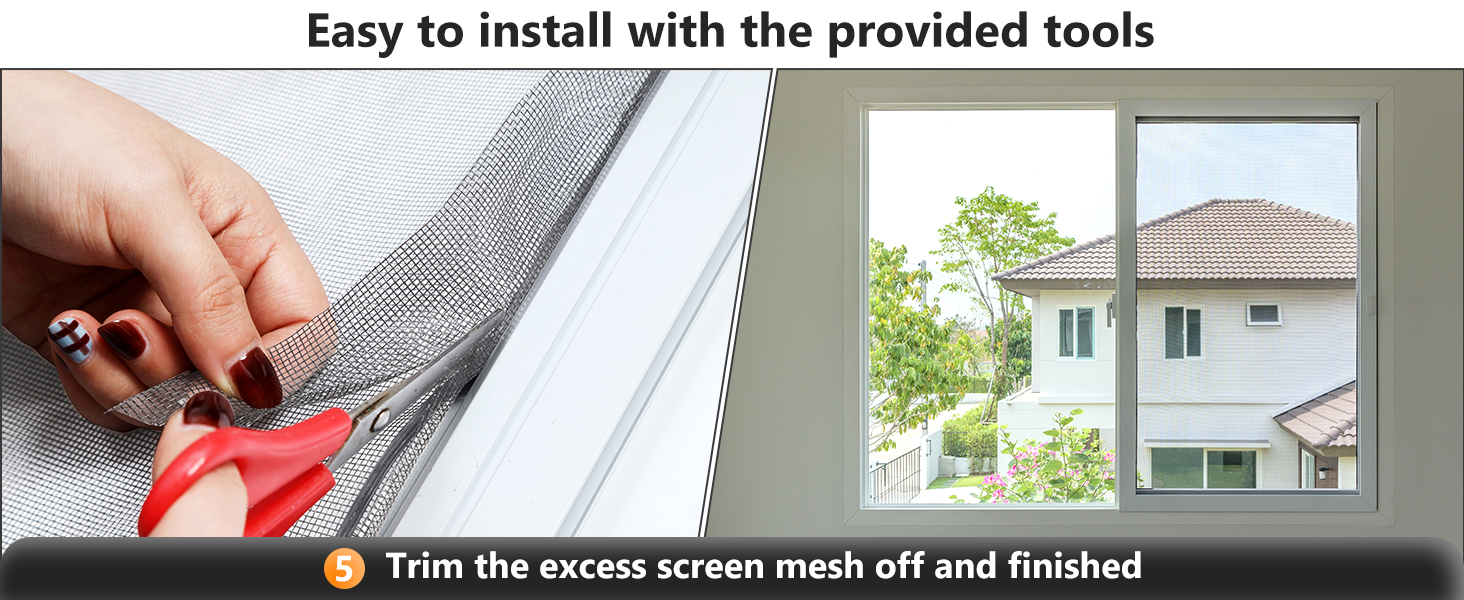secopad window screen replacement