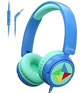 Elecder i43 Kids Headphones with Microphone 85 dB 94dB Volume Limited On Ear Headphones for Kids ...
